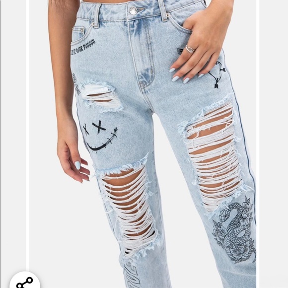 Adika TOXIC jeans | RIPPED - Picture 4 of 6